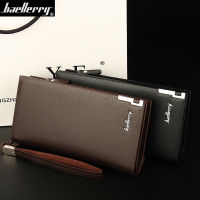 Baellerry Men Wallets Classic Long Style Card Holder Male Purse Quality Zipper Large Capacity Big Brand Luxury Wallet For Men