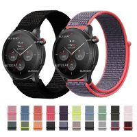 ▼ Wysokiej jakości 22mm zespół dla Huami Amazfit GTR 4 3 pro 42mm 47mm GTR2 stratos tempo nylonowa pętla bransoletka zamienna pasek Correa