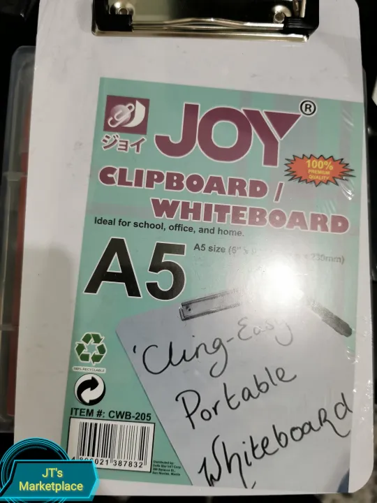 A5 Clipboard / Whiteboard Lazada PH