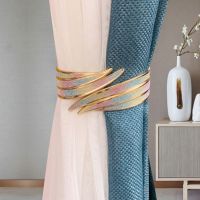 【CW】 New Curtain Ties Punching Metal Buckle Clip Curtains Decoration Accessories