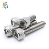 10/50/100Pcs M3 M4 M5 M6 M8 Din912 Parts 304 Stainless Steel Metric Thread Hexagon Head Screw Bolt Holder 4 To 55 Mm Screw Nut Drivers