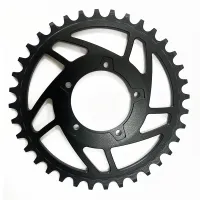 36 Teeth for Middle Motor 01 02 Series 36T Chainring Aluminum Alloy 6061-T6 Positive and Negative Teeth