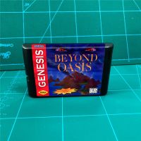 Beyond Oasis (ประหยัดแบตเตอรี่)-เกม MD 16บิตสำหรับคอนโซล MegaDrive Genesis