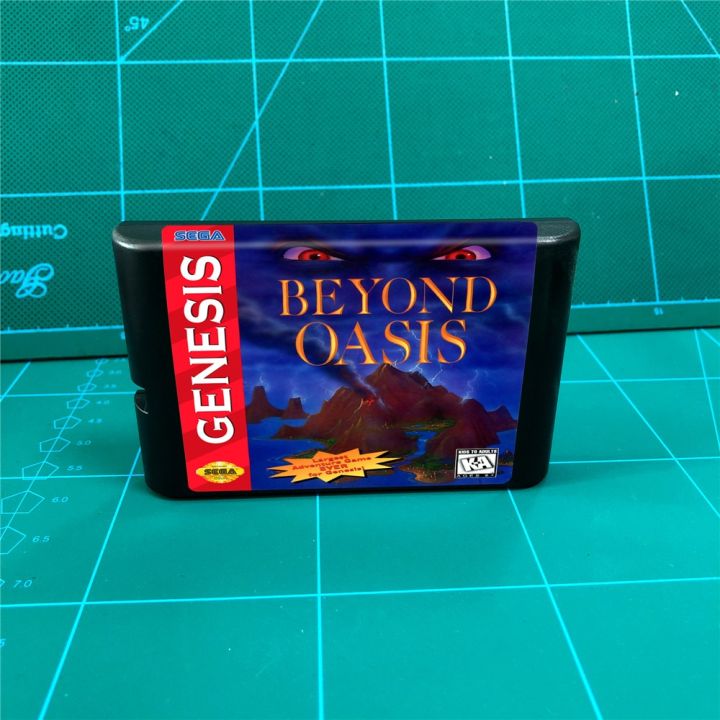 beyond-oasis-ประหยัดแบตเตอรี่-เกม-md-16บิตสำหรับคอนโซล-megadrive-genesis