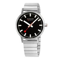 Mondaine CLASSIC 40mm, silver stainless steel watch, A660.30360.16SBW นาฬิกาข้อมือ