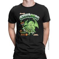 Cthuloops All New Flavors T Shirt For Men Cotton Novelty T-Shirts Crew Neck Call Of Cthulhu Lovecraft Tees Classic Plus Size 【Size S-4XL-5XL-6XL】