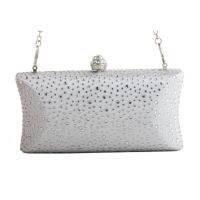 【YD】 New dinner clutch bag high-grade diamond handbags European and style one-shoulder banquet bride knot wedding packag