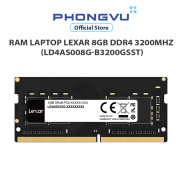 Bộ nhớ RAM Laptop Lexar 8GB DDR4 3200Mhz LD4AS008G-B3200GSST - không bảo