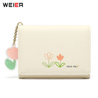 Brand Designer Floral Pattern Small Wallets Women Soft PU Leather Mini Coin Bag Ladies Card Holder Fashion Purse Female Carteira