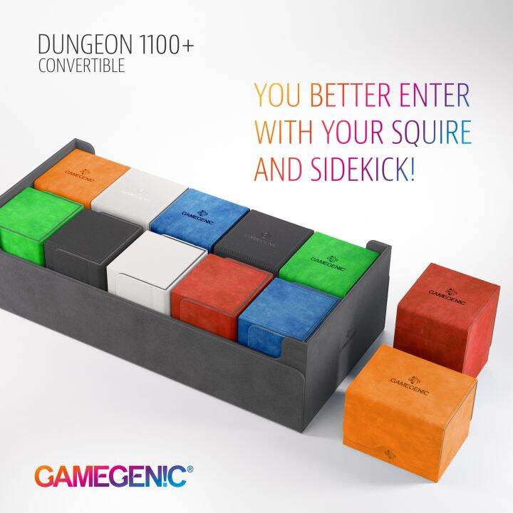 gamegenic-dungeon-1100-convertible-กล่องขนาดใหญ่-ใส่การ์ด-เด็ค-และเพย์แมทได้