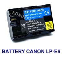 LP-E6 / LPE6 / LP-E6N / LPE6N แบตเตอรี่สำหรับกล้องแคนนอน Camera Battery For Canon EOS 5D,6D,7D,60D,70D,80D,90D,EOS R BY KONDEEKIKKU SHOP