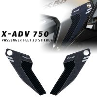 ❣✳ FOR HONDA X-ADV X ADV XADV 750 2021-2022 Motorcycle Passenger Foot Resin Sticker 3D Gel Stickers Moto Decals Protective