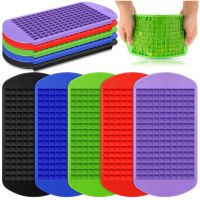 160 Grid Silicone Ice Tray Mold Ice Cube Mold Ice Mold Ice Grid Tray Mini Ice Cubes Small Square Mold Ice Maker Mold