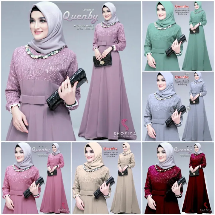 Gamis Brukat Pesta Pernikahan Gaun Gamis Murah Bagus Gamis Remaja Modern Gamis Syari Gamis Pesta Mewah Kondangan Elegan Terbaru Modern Lazada Indonesia