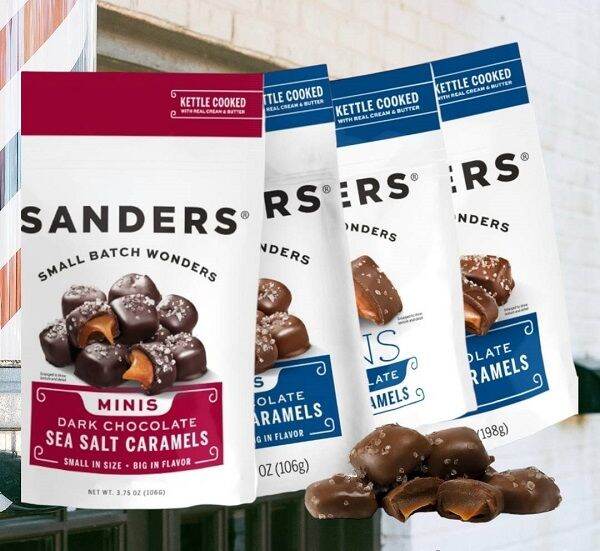 แชนเดอร์ ช็อกโกแลต สอดไส้คาราเมล โรยเกลือทะเล Sanders Small Batch