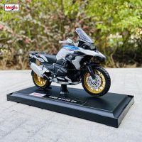 Maisto 1:18ใหม่ BMW R1250GS Silvardo ต้นฉบับที่ได้รับอนุญาตการจำลองโมเดลมอเตอร์ไซค์อัลลอยของขวัญรถของเล่น