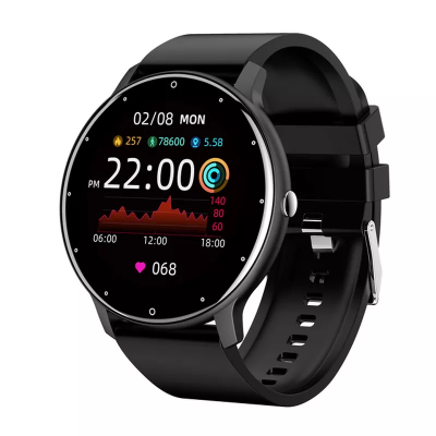 ZL02 SmartWatch กันน้ำ IP 67 กันน้ำพิเศษร่างกายบางเต็มรูปแบบหน้าจอการตรวจสอบอัตราการเต้นของหัวใจแจ้งเตือนธุรกิจ SmartWatch สำหรับ Android และ IOS