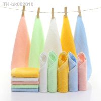 ❧ 2pcs/set 25x25cm Bamboo Fiber Small Square Towel Baby Children Towel Wash Face Towel