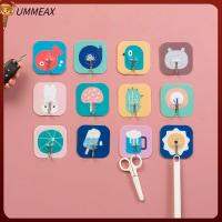 UMMEAX ตะขอชั้นวางของติดผนังลายการ์ตูน,ชั้นวางของในห้องครัวติดเล็บตะขอไร้ตะเข็บติดผนังแบบไม่ทำเครื่องหมายจำนวน1ชิ้น