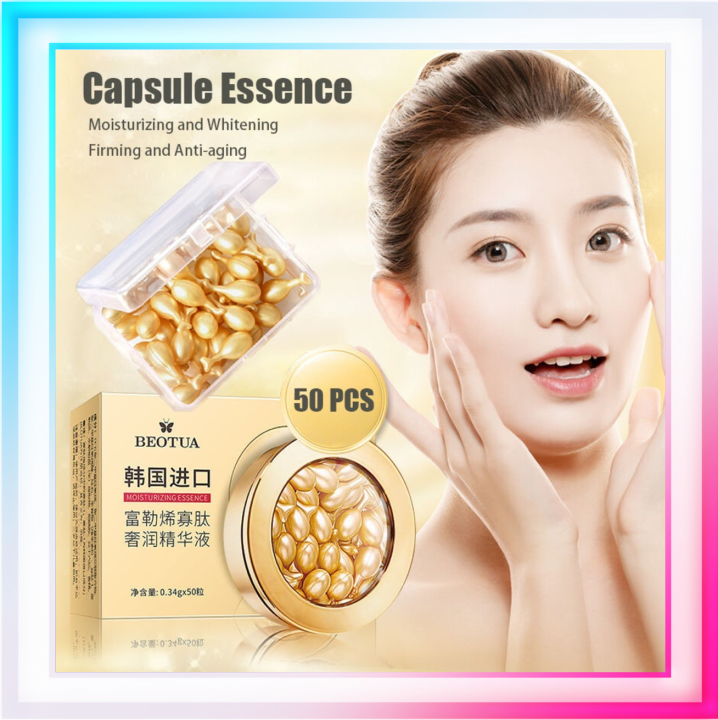 Capsules serum moisturizing 50Pcs Korea Fullerene Capsules Serum ...