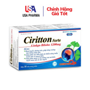 Hoạt huyết dưỡng não Ciritton f rte Ginkgo Biloba 1200mg - Hộp 30 viên