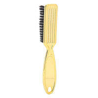 Barber Fade Brush แปรงทำความสะอาดเคราขนาดพกพา Electroplating for Salon