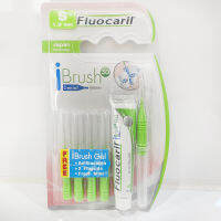 *พร้อมส่ง*แปรงซอกฟัน Fluocaril Interdental brush I shape size S 1.0mm  สำหรับขจัดเศษอาหารที่ติดอยู่ระหว่างซอกฟันให้สะอาด