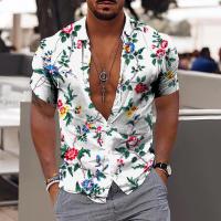 2023 Floral Shirts For Men 3d Print Mens Hawaiian Flower Shirt Beach Short Sleeve Fashion 5xl Tops Tee Shirt Man Blouse Camisa