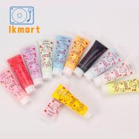 LKMART วัสดุดีไอวาย หลายสี สำหรับเคสโทรศัพท์ กาวปลอมสำหรับทำวิปปิ้งดินเหนียว ดินเหนียวนุ่มสำหรับงานฝีมือแบบทำมือ เจลจำลอง กล่องเครื่องเขียนทำด้วยมือ กาวการ์ดโกโอ ครีมเรซิน ครีมกัม กาว guka