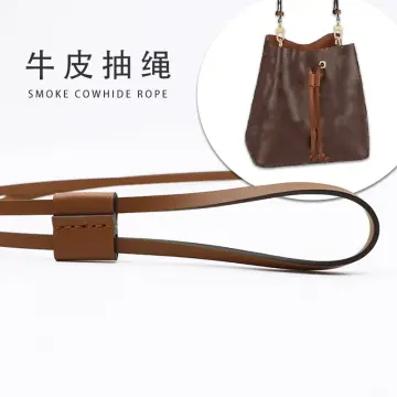 0.8cm PU Leather Drawstring Purse Strap Replacement for Bucket Bag