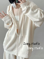 Zoey.Studio เสื้อฮู้ด เสื้อแขนยาวอบอุ่น หลวมและสบาย ทันสมัย สไตล์ น่ารัก สไตล์ WWY23000EX 41Z231010