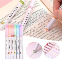 hot！【DT】 Stationery Highlighters Colorful Tools Integrated Markers Multiple Shapes Highlighter