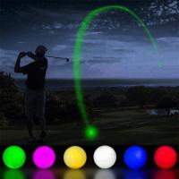 Strong Resistance White Luminous Ball Hit The Ball Far Red Ball Lamp Golf Glowing Ball Better Hitting Feel Dupont Sarin Material