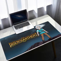 Disenchantment Mouse Gamer Gaming แล็ปท็อปพรมพรม Mause Pad Pc โต๊ะอุปกรณ์เสริม Deskmat คอมพิวเตอร์ Mousepad Mats แป้นพิมพ์