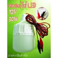 1ชิ้น หลอดไฟคีบแบตเตอรี่สำเร็จรูป 12V 30W หลอดไฟตั้งแคมป์ หลอดไฟแคมป์ปิ้ง ส่งจากไทย สินค้าพร้อมจัดส่ง