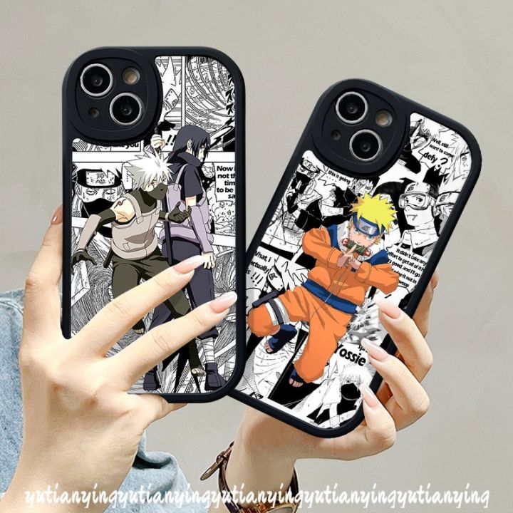 เคสโทรศัพท์มือถือแบบนิ่ม-ลายการ์ตูนนารูโตะ-ลูฟี่-วันพีซ-สําหรับ-ไอโฟน-7-13-12-14-max-xr-x-6-8-6s-xs-2020