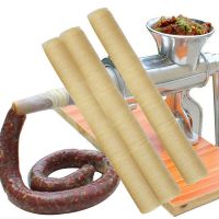 Hot New Long Small Breakfast Sausages Tool 14m/8m/2.5m Natural Collagen Sausage Casings Skins Sheep Sausage Casing Skin