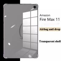 เคสสำหรับ Amazon Fire สูงสุด11 2023 HD 10 10 Plus 2021 10.1 HD8 8 Plus 2022 2020 Kindle Scribe 10.2อะคริลิคใสฝาหลังแข็ง