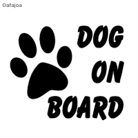 Oafajoa Baby PET Dog On Board Car สติกเกอร์รถที่ทันสมัยสติกเกอร์สะท้อนแสงป้าย dacel