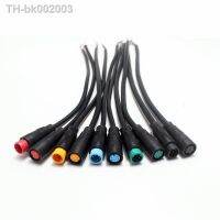 ♘✱ 2Pcs M8 2 3 4 5 6 Pin Electric Bicycle Butt Plug Connector Wiring Line Scooter Brake Cable Pluger Signal Connecting Sensor 20CM