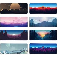 Dark Forest Painting Aesthetic 800mm*300mm  Gaming Mouse Pad