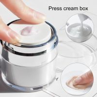 【hot】 15/30/50/100ml Dispensing Bottle Design Refillable Press Type Moisturizer Dispenser Airless Jar