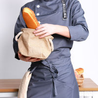 Kitchen Aprons Chef Uniforms, Long Sleeve, Men Women Chef Workwear, Seven-Quarter Sleeve Chef Work Apron for Grill Restaurant