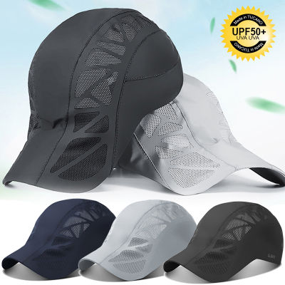 [hot]Mens Beret Hat Mesh Baseball Cap Spring Summer Quick-drying Cycling Sun Hat Adjustable Sports Breathable Cap Hip Hop Dad Hat