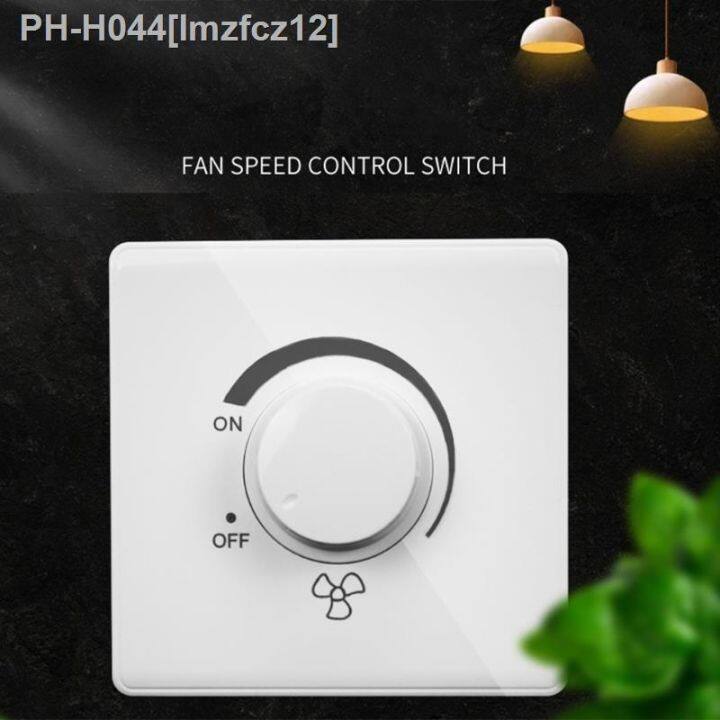 86-type-ceiling-fan-adjustment-stepless-speed-controller-wall-switch-220v-10a