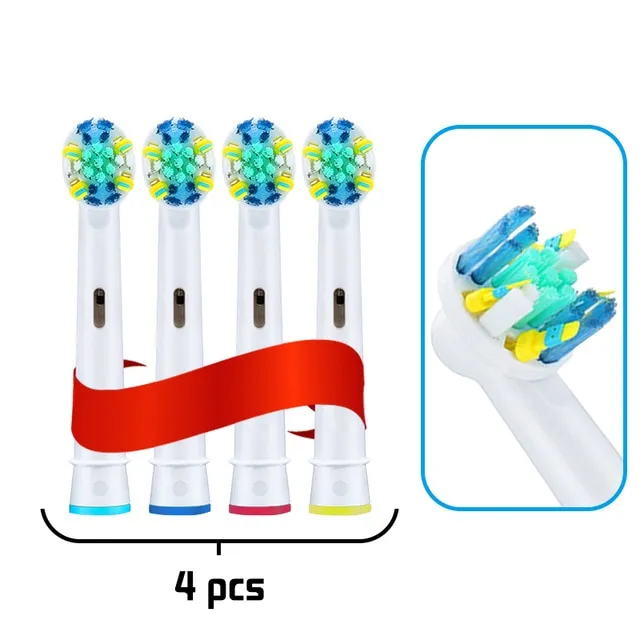 Oral B Electric Toothbrush Heads For Rotary Electric Toothbrush 4pc