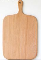 【YD】 Household Bread Boards Beech Cutting Board Wood with Hand Shank Fruit Tray Cups Plate