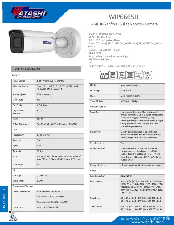 watashi-กล้องวงจรปิด-ip-camera-รุ่น-wip6665h-camera-6-0-mp