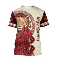 2023 new arrive- xzx180305   Beast Lion Graphic Mens T-Shirt For Men Clothing Unisex 3D Print Summer Top Short Sleeve Fashion Casual Tee Shirt Street wear