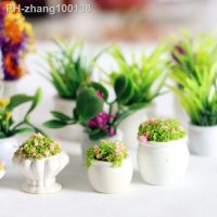 1pc Fake Flower Potted Ornaments for Home Decoration Craft Plant Decorative Artificial Plants Green Bonsai Small Tree Pot Plants